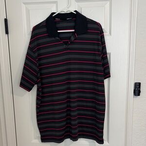 Nike Black and Pink Striped Dress